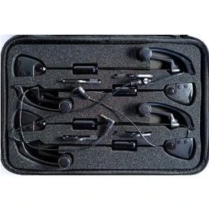Kit 4 Swingere Extra Carp Illuminated Black 7 Led Multicolor