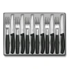 Set 6 Cutite Si 6 Furculite Victorinox Swiss Classic Table Set 12, Lama Zimtata 11cm, Negru