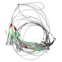 Taparina DAM Sea-Rig 1 Carlige Nr.10 145cm, 10cm 0.30/0.25mm Herring UV, 5buc/pac Taparina DAM Sea-Rig 1 Carlige Nr.10 145cm, 10cm 0.30/0.25mm Herring UV, 5buc/pac