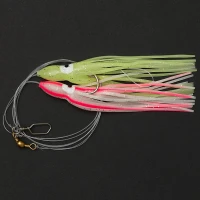 Taparina DAM Searig 9 Octopus Il Glow Hookai Nr.5/0, 120cm/6.5cm, 0.60mm, 2buc/pac Taparina DAM Searig 9 Octopus Il Glow Hookai Nr.5/0, 120cm/6.5cm, 0.60mm, 2buc/pac