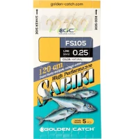 Taparina Golden Catch Natural Nr.6, 5 Carlige, 1buc/plic