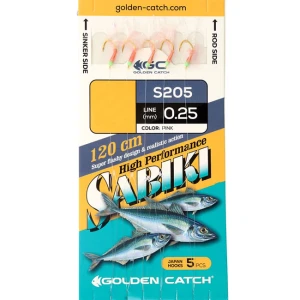 Taparina Golden Catch Pink Nr.6, 5 Carlige, 1buc/plic