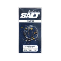 Taparina SHAKESPEARE Salt 2 Hook Clipped Rig, marimea 1/0, 1buc/pac