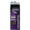 Taparine Scrumbie Hayabusa Sabiki Fish Skin, UV Mackerel, Nr.8, 6 Carlige, 1buc/pac