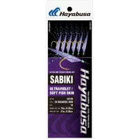 Taparine Scrumbie Hayabusa Sabiki Fish Skin, Uv Mackerel, Nr.8, 6 Carlige, 1buc/pac