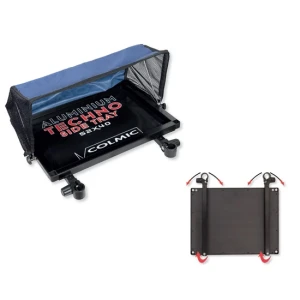Tava Laterala Colmic Aluminiu Cu Parasolar 2 Picioare 50x40cm