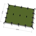 Tenda S DD Hammocks Prelata Olive Green, 2.8m x 1.5m Tenda S DD Hammocks Prelata Olive Green, 2.8m x 1.5m