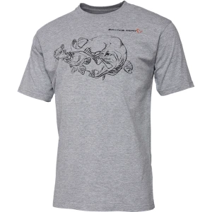 Savage Gear Tricou Cannibal Ink Grey Melange Mar.m