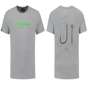 Tricou Cu Maneca Scurta Korda Hook Spec Heather Gri Marimea Xl