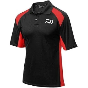 Tricou Daiwa Polo Tournament Negru Rosu Marime 3xl
