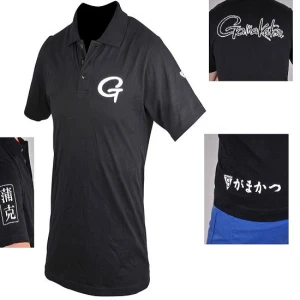 Tricou Gamakatsu Polo Negru G-wappen Marime L