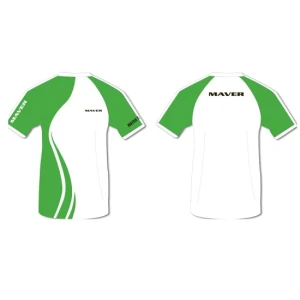 Tricou Maver Swirl Alb/verde Xxl
