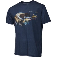 TRICOU SAVAGE GEAR CANNIBAL BLUE MARIME M