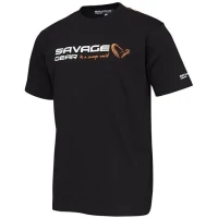 Tricou Savage Gear  Signature Logo Black Ink Mar.2xl