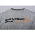 TRICOU SAVAGE GEAR  SIGNATURE LOGO GREY MELANGE MAR.2XL