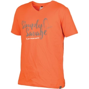 Tricou Savage Gear Simply Savage Orange Marimea Xl