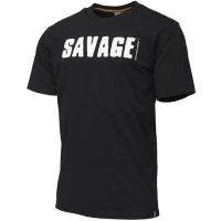 TRICOU SAVAGE SIMPLY BLACK LOGO-TEE MARIME L