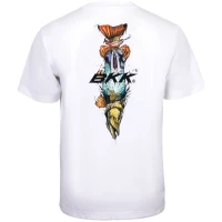 Tricou Bkk Casual Brand Value Pike, White, Marime Xl Tricou Bkk Casual Brand Value Pike, White, Marime Xl