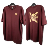 Tricou CC MOORE Burgundy T-Shirt, Marime M