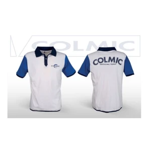 Tricou Colmic Polo White Blue Xxl