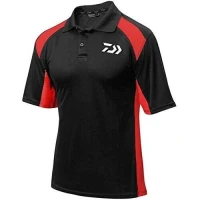 Tricou Daiwa Polo Tournament, Black / Red, Marime 2xl Tricou Daiwa Polo Tournament, Black / Red, Marime 2xl