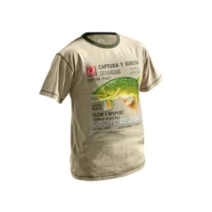 Tricou Dragon Catch And Release T-shirt Pike L