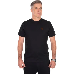 Tricou FOX Classic T, Black & Orange, Marimea M