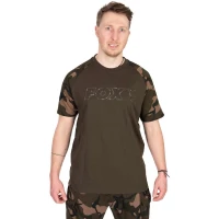 Tricou FOX Outline T-Shirt, Khaki Camo Marime M