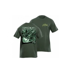 Tricou Flying Fisherman Midnight Angler Tarpon Green Tee Xxl