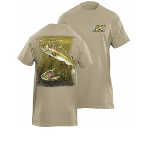 Tricou Flying Fisherman Rainbow Trout Prairie Dust Tee Xxl