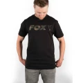 Tricou Fox Black Camo Chest Print T-Shirt, Marime 2XL