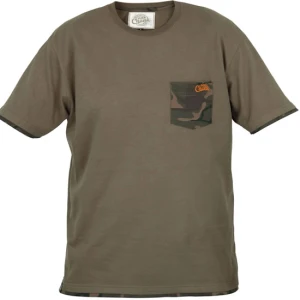 Tricou Fox Chunk Camo Pocket Khaki - S