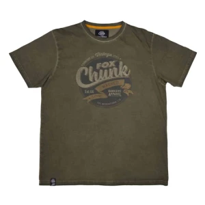 Tricou Fox Chunk Stonewash Khaki - L