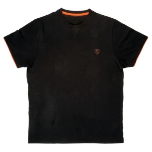 Tricou Fox Cotton Black Orange Marimea L