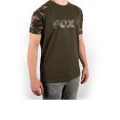 Tricou Fox Raglan Black Camo Sleeves T-Shirt, Marime S