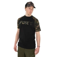 Tricou Fox cu maneca scurta Raglan T-Shirt Black Camo Marime L