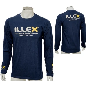 Tricou ILLEX Long Sleeved Navy Blue, Marime XL