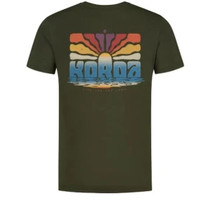 Tricou KORDA Dawn Vibes Tee, Dark Olive Marimea M
