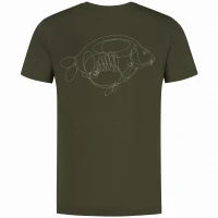 Tricou KORDA One Liner Tee Olive, Marime 2XL