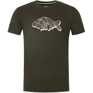 Tricou Korda Outline Tee Dark Olive, Marime S