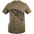 Tricou Korum Classic Barbel T-Shirt, Kaki, Marime XXL