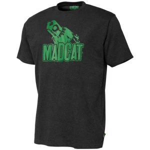 Tricou Madcat Clonk Teaser Dark Grey Melange, Marime L Cu Imprimeu