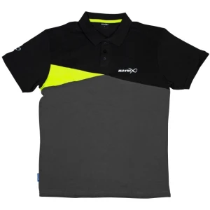Tricou Matrix Polo Black Grey Marimea Xxl