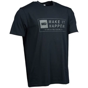 Tricou Nash Make It Happen Coordinates T Shirt Black, Marime 2xl