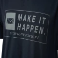 Tricou NASH Make It Happen Coordinates T Shirt Black, Marime S