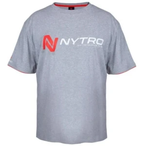 Tricou Nytro Light Marl Grey Tee Shirt, Marime 3xl