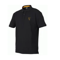 Tricou Polo Fox Collection Orange And Black Polo Shirt Marime S
