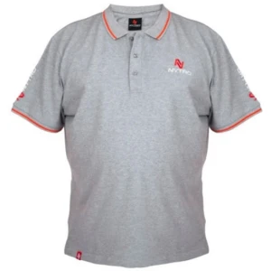 Tricou Polo Nytro Light Marl Grey Shirt, Marime Xl