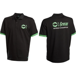 Tricou Polo SENSAS World Champion Black, Marime L