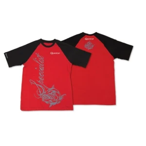 Quantum Tricou T Shirt Red Black Xxl